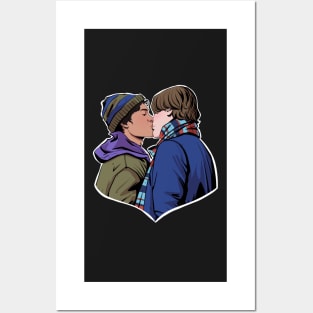 Wilhelm and Simon kissing | Young Royals fanart Posters and Art